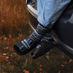 Minfot Uni Bred Biosandal Skinn Svart