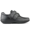New Feet Milas Breda Skor Herr OrthoStretch Kardborre Svart