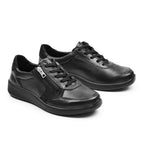 Minfot Way Sneaker Bred Stretch Zip Svart