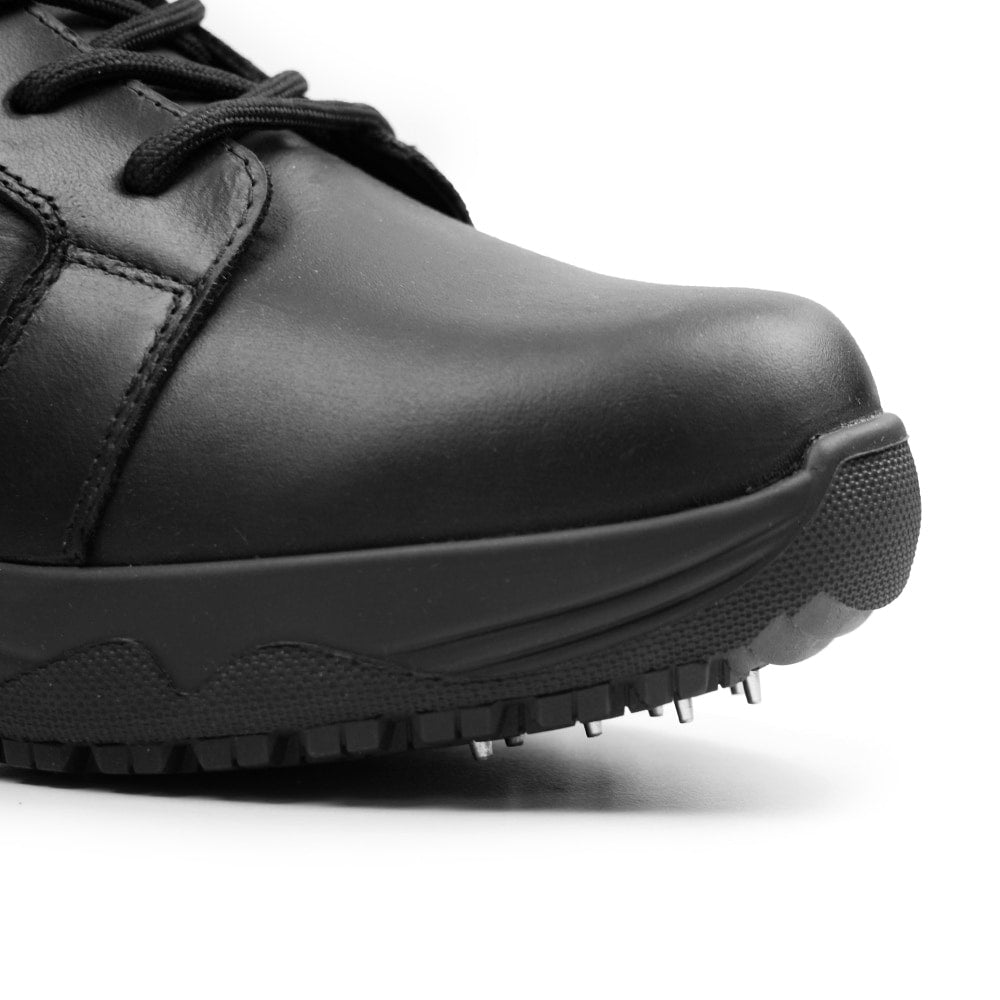 Minfot Dubbskor Lima Skinn Ull Svart