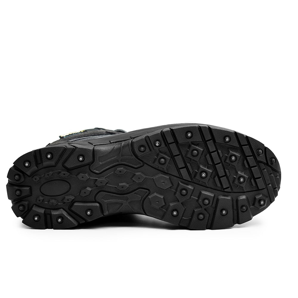 Minfot Snowgrip Dubbskor Vattentät Grå Rosa