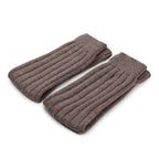 Minfot Benvärmare Ull Brun Melange 1-pack