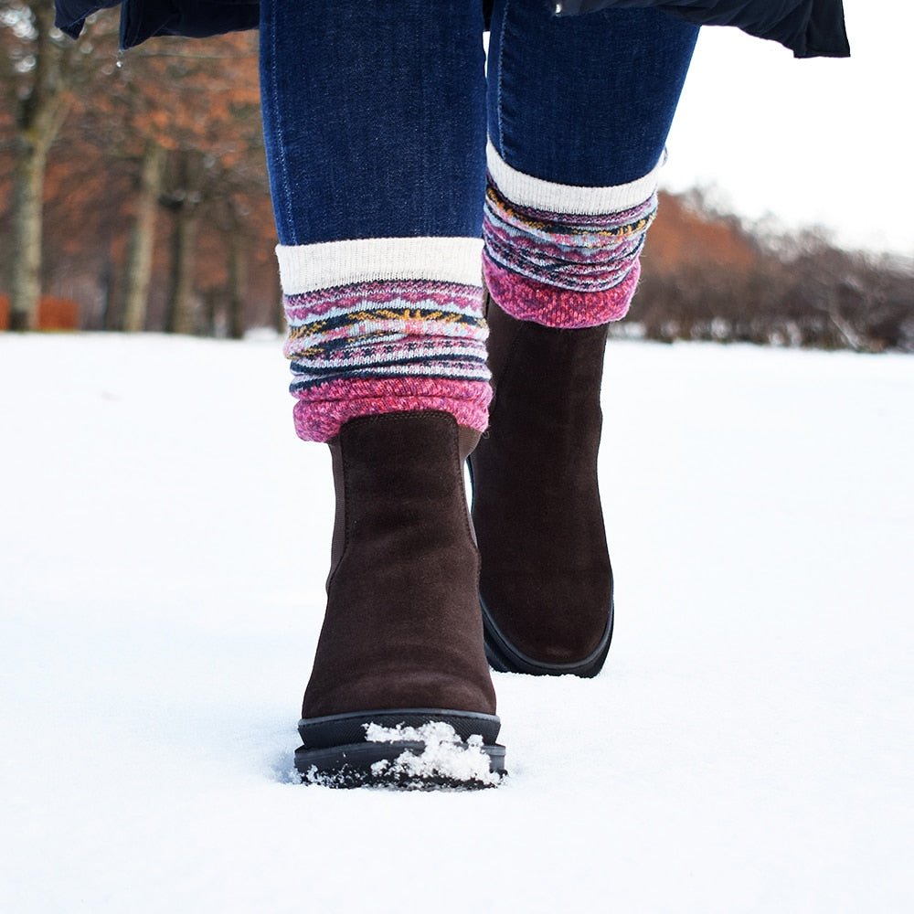 Produktbild 10 - Minfot Chelsea Boots Oslo Mocka Mörkbrun