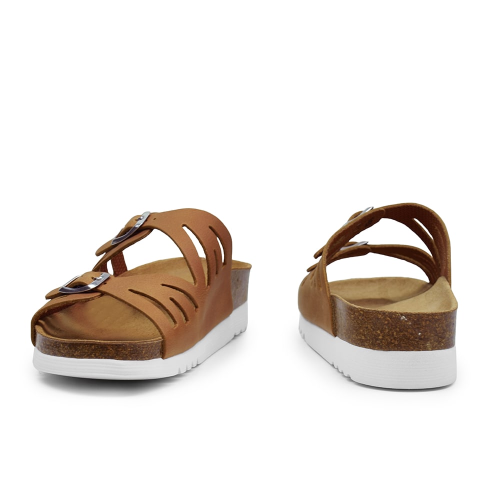 Scholl Sandaler Bioprint Ystad Dam Cognac