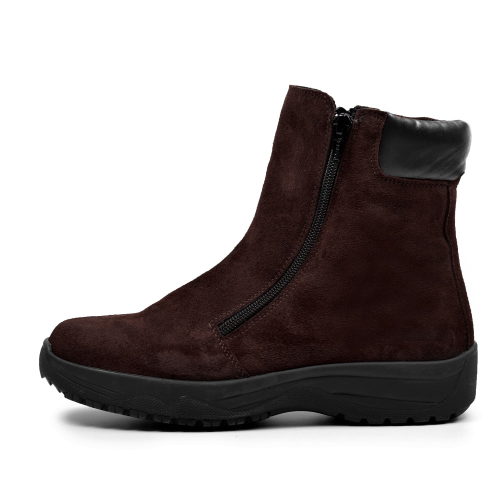 Minfot Dubbskor Boden Mocka Ull Brun