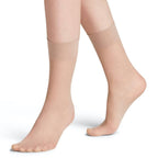 Falke Pure Matt Ankelstrumpor Dam Nylon 20 den Beige 1-pack
