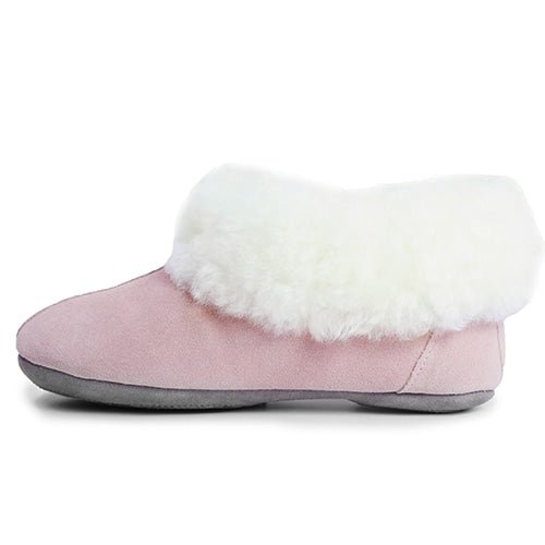 Minfot Fårskinnstofflor Soft Cosy Rose
