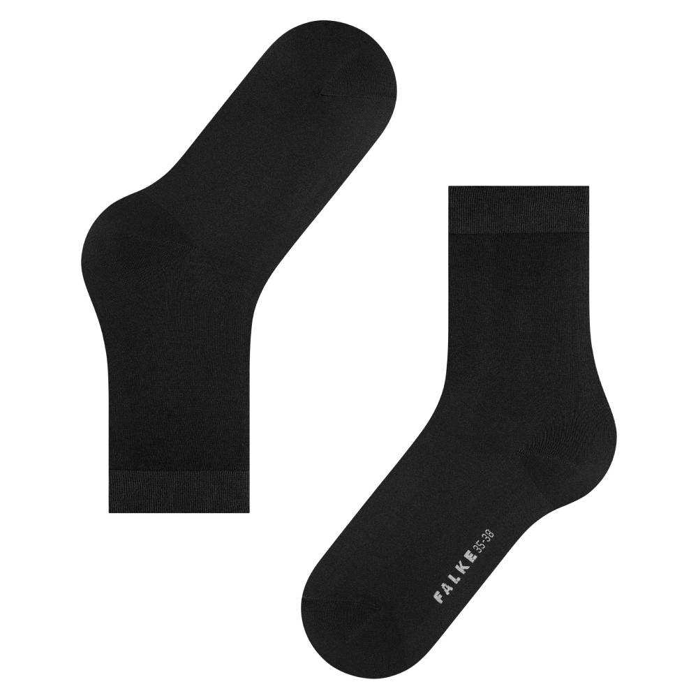 Falke Cotton Touch Strumpor Dam Svart