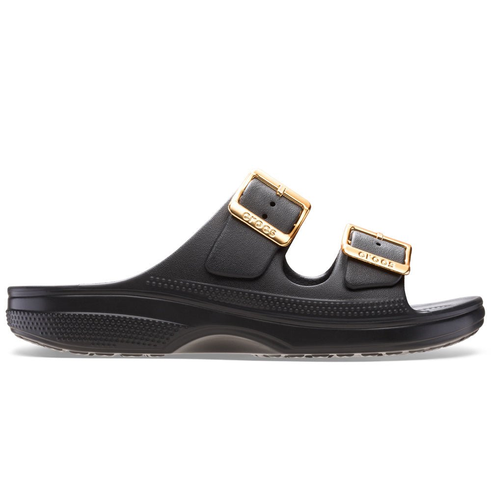 Crocs Saturday Sandaler Metallic Buckle Dam Svart