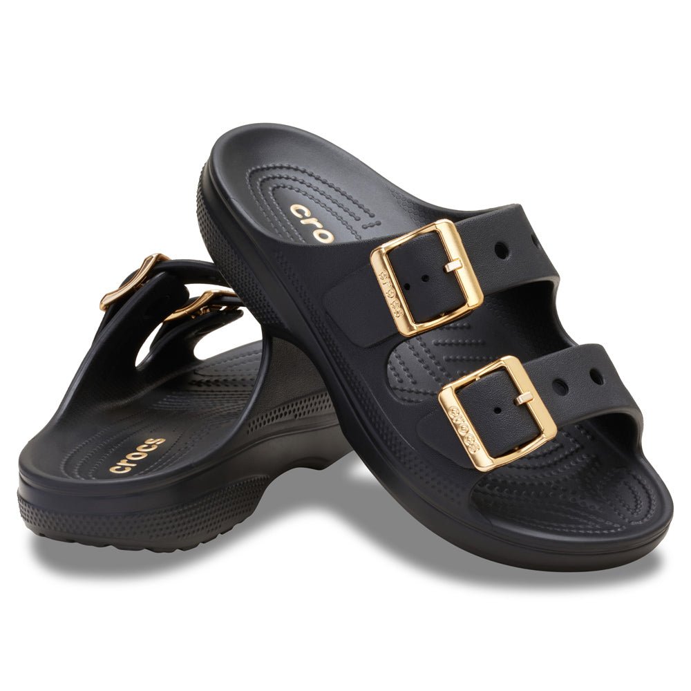 Produktbild 3 - Crocs Saturday Sandaler Metallic Buckle Dam Svart
