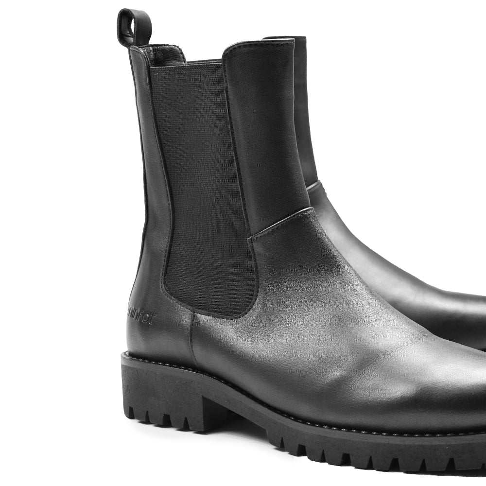 Produktbild 8 - Minfot Chelsea Boots City Läder Svart