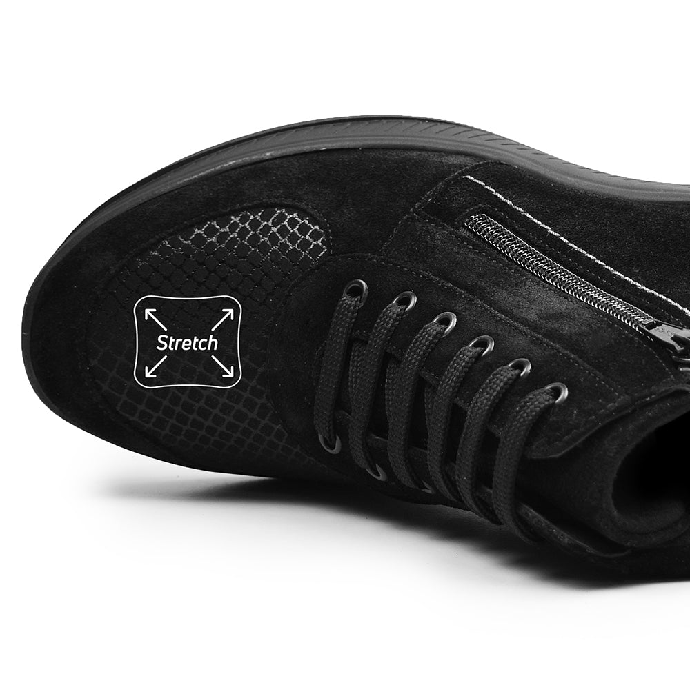 Produktbild 4 - Minfot Helga Känga med dragkedja Stretch TEX-membran Svart