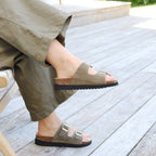 Minfot Moa Sandaler Dam Bio Mocka Olive