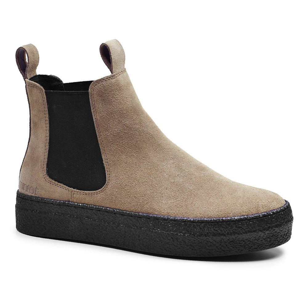 Minfot Chelsea Boots Visby Mocka Marmotta