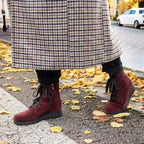 Minfot Aaltonen Vinterkängor Grip+ Kiitos Mocka Ull Bordeaux