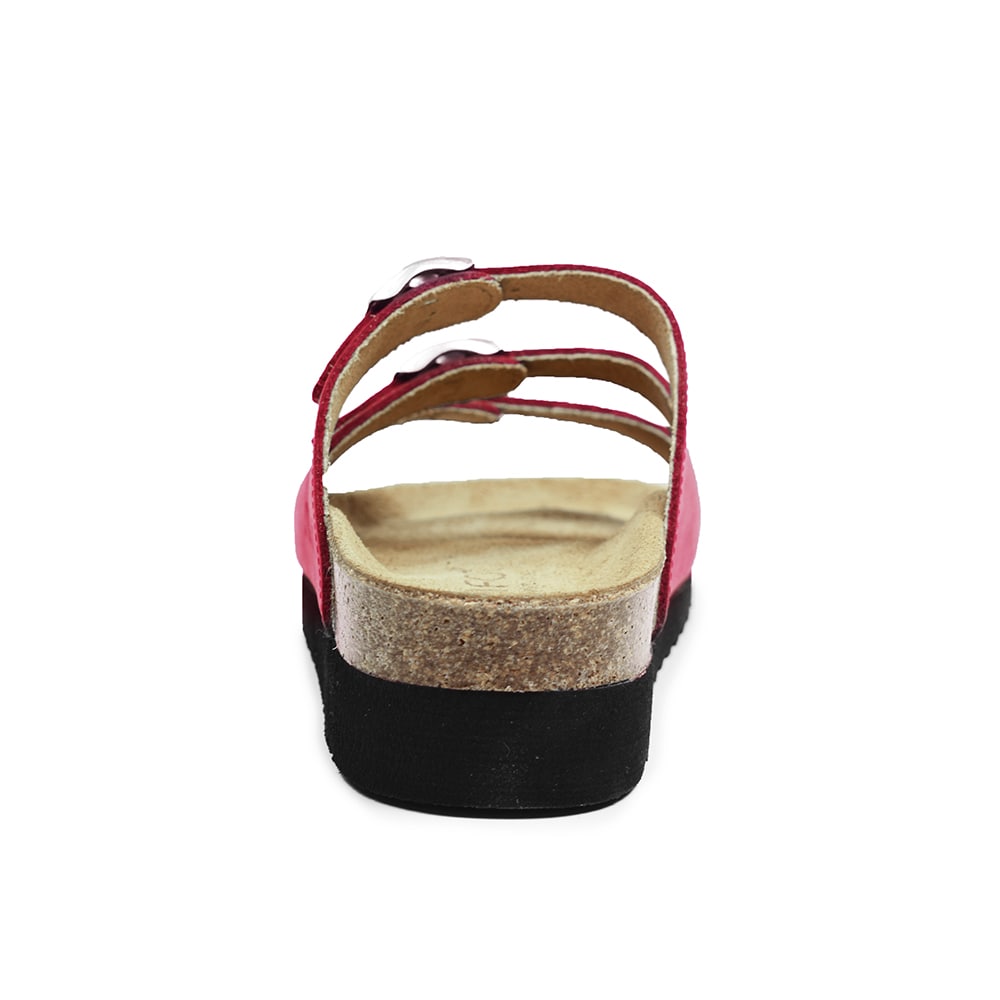 Minfot Sandal Mjuk Bio Röd Nubuck