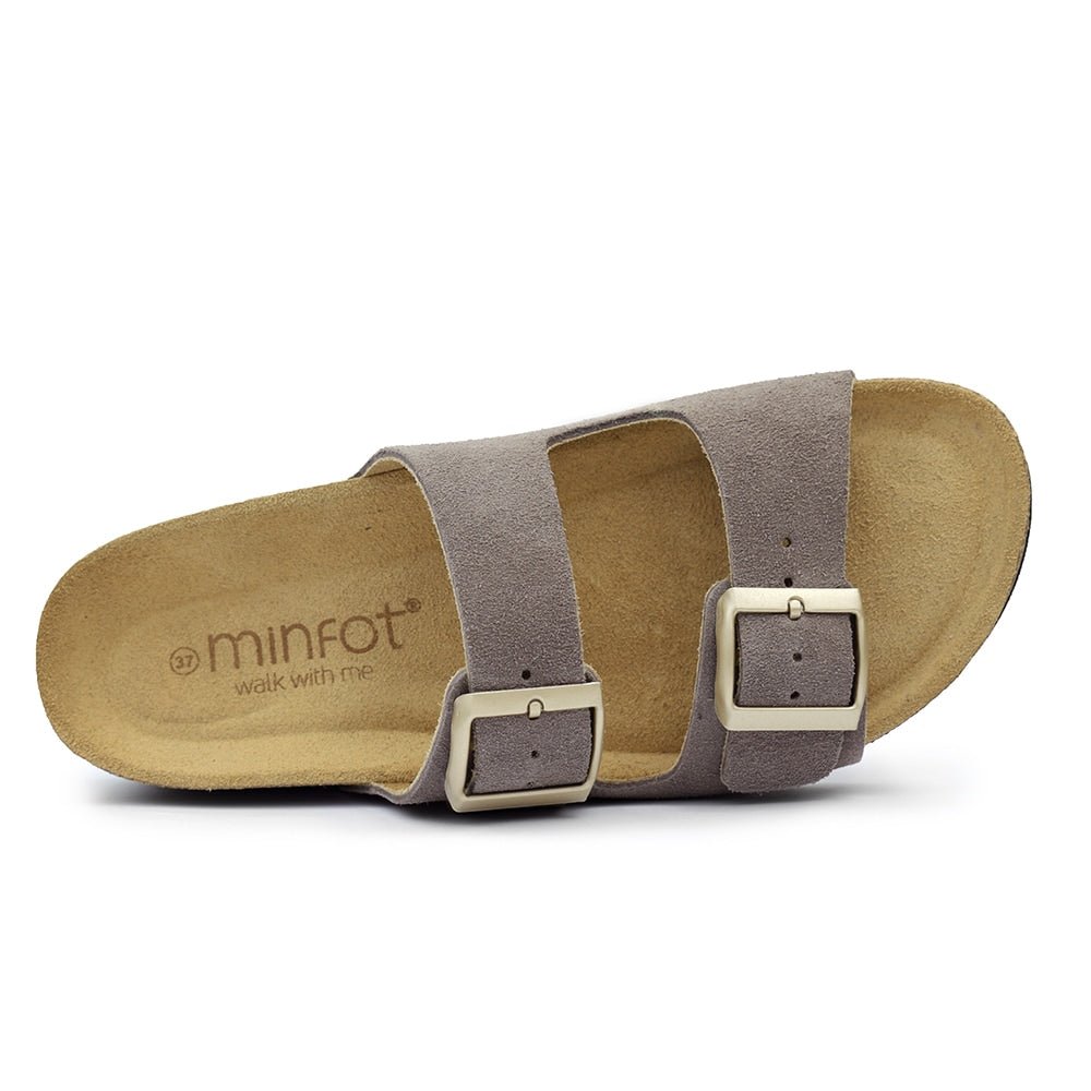 Minfot Sandaler Mjuk Bio Moa Mocka Grå