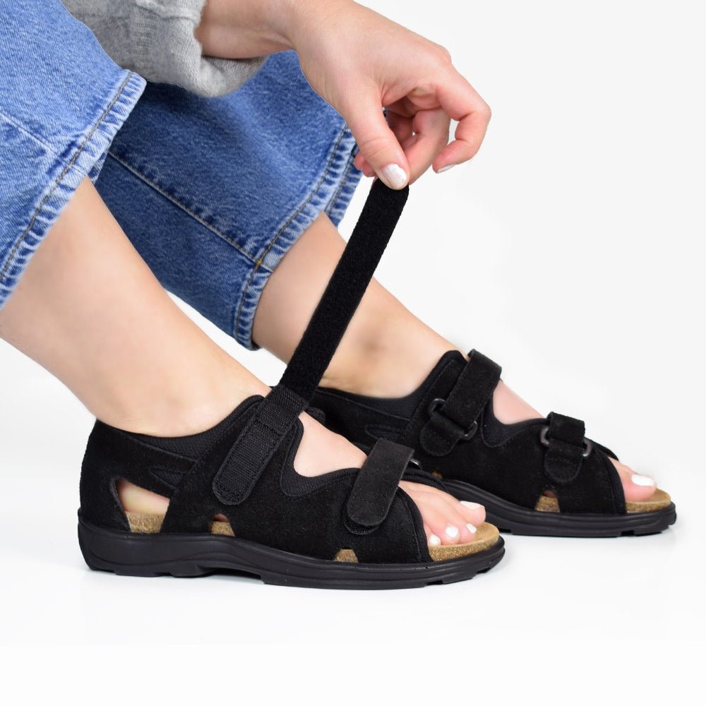 Minfot Sandaler Justi Svart Mocka