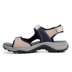 Minfot Sandhamn Sandaler Dam Nubuck Navy Pink