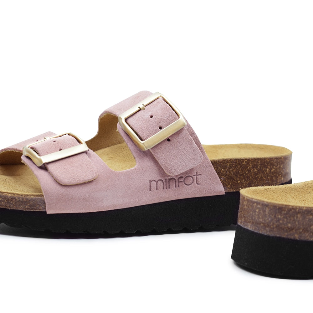 Minfot Sandaler Mjuk Bio Moa Mocka Rosa