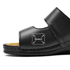 Minfot Petunia Sandaler Dam Stretch Svart