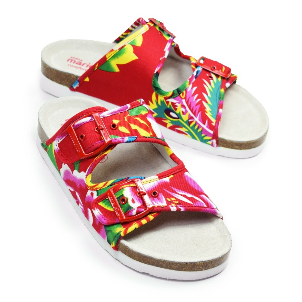 Produktbild 8 - Sköna Marie Sandaler Ellie Red Multi