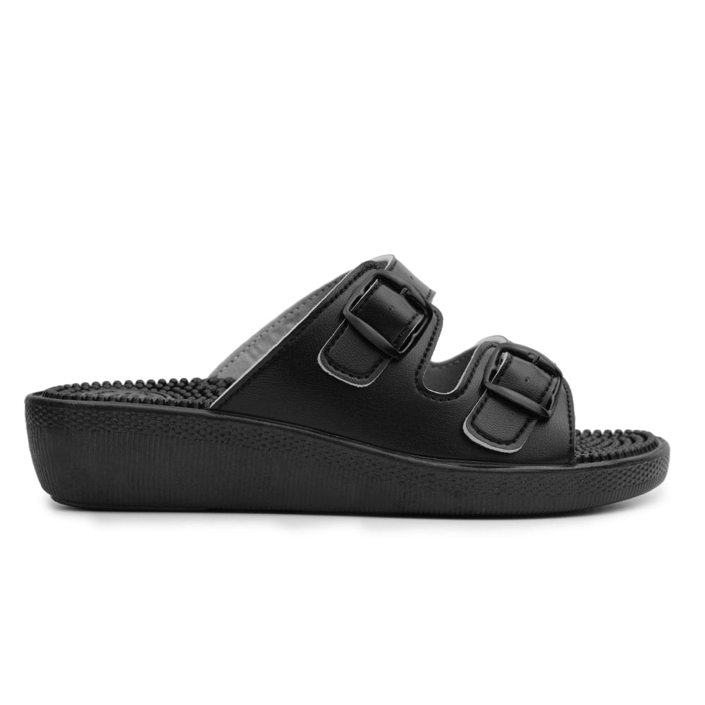 Minfot Massage Sandaler Dam Svart