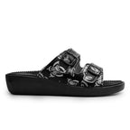 Minfot Massage Sandaler Fjäril Svart