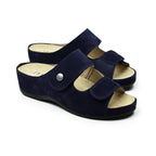Minfot Skagen Sandaler Dam Stretch Navy