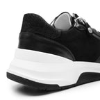 Minfot Softrole Lux Sneakers Dam Stretch Svart