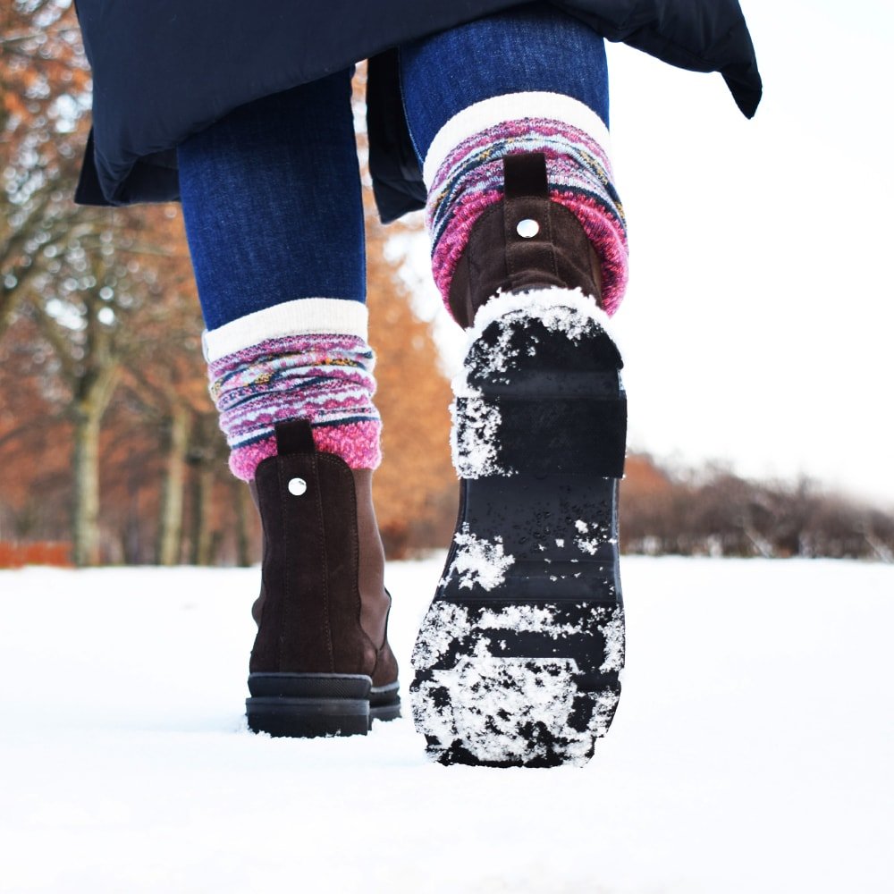 Produktbild 11 - Minfot Chelsea Boots Oslo Mocka Mörkbrun