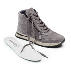 Minfot Luna Hög Sneaker Dam Mocka Taupe