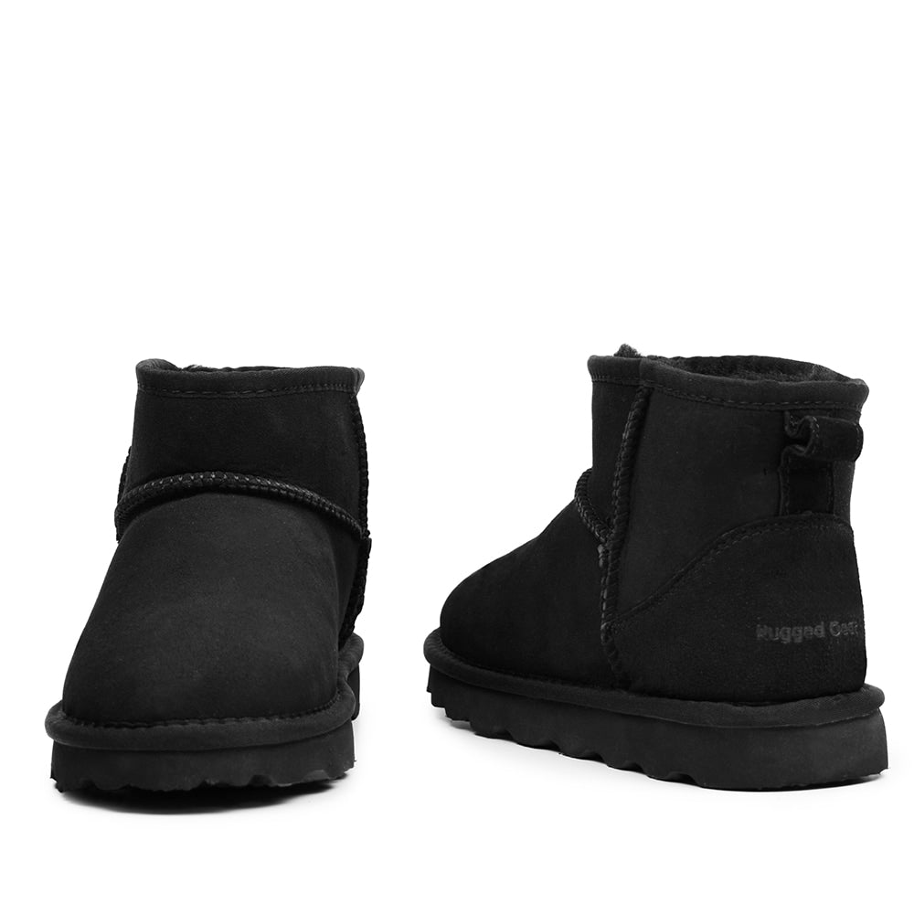Rugged Gear Fårskinnsboots Black