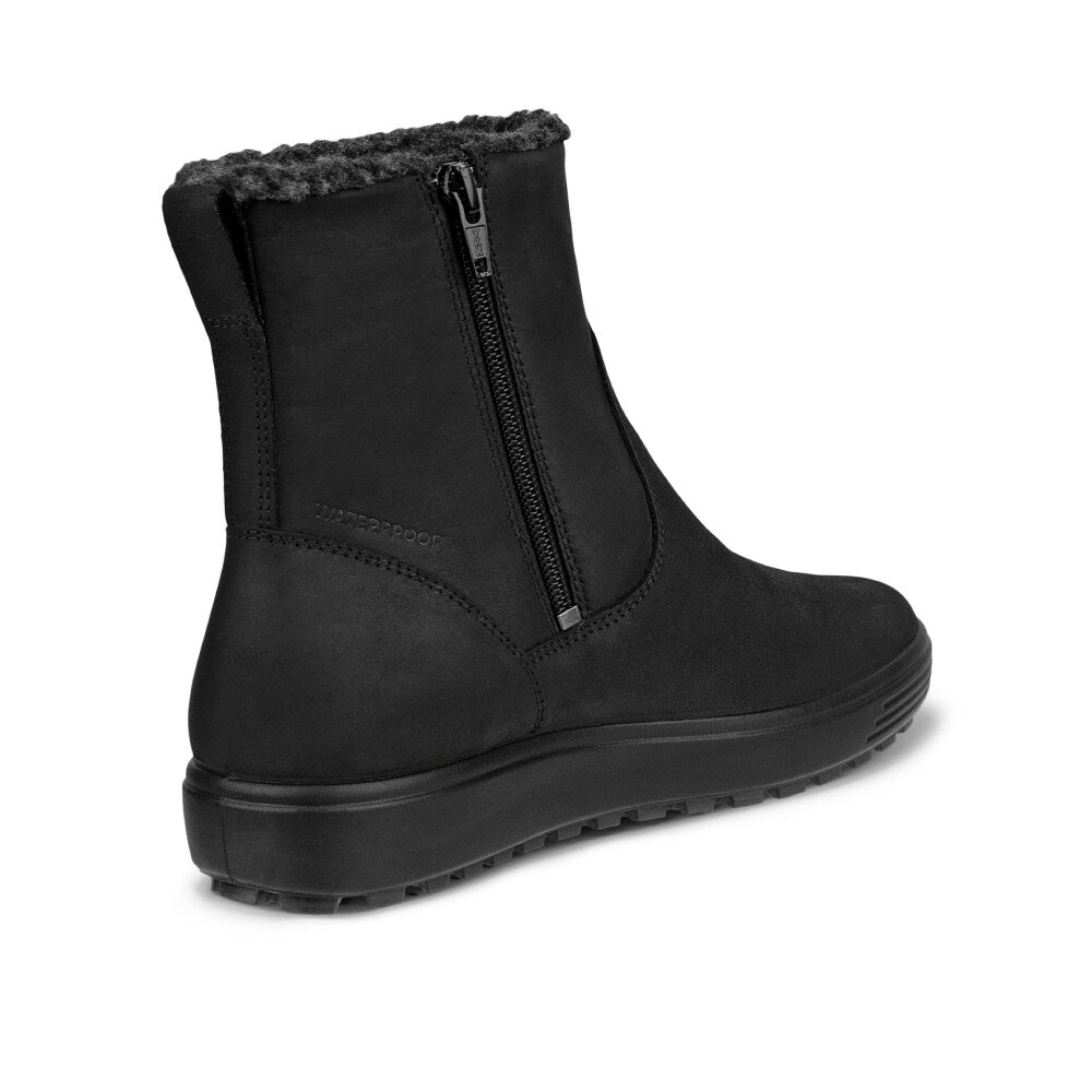 ECCO Soft 7 Tred Vattentäta Warm Dam Black
