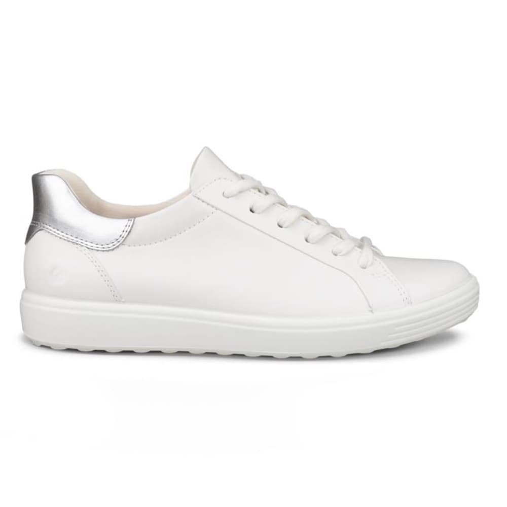 ECCO Sneakers Soft 7 Dam White Silver