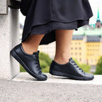 Minfot Aveny Sneaker Dam Skinn Svart