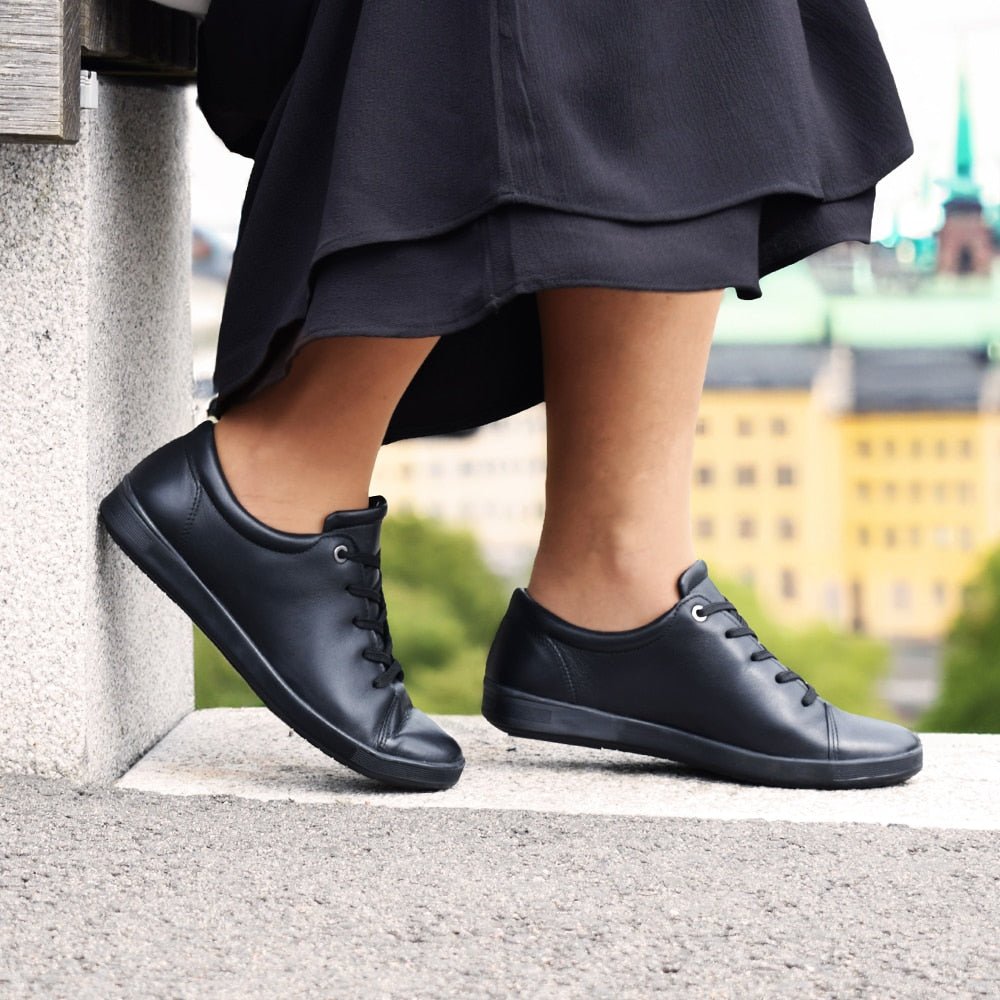 Minfot Aveny Sneaker Skinn Svart