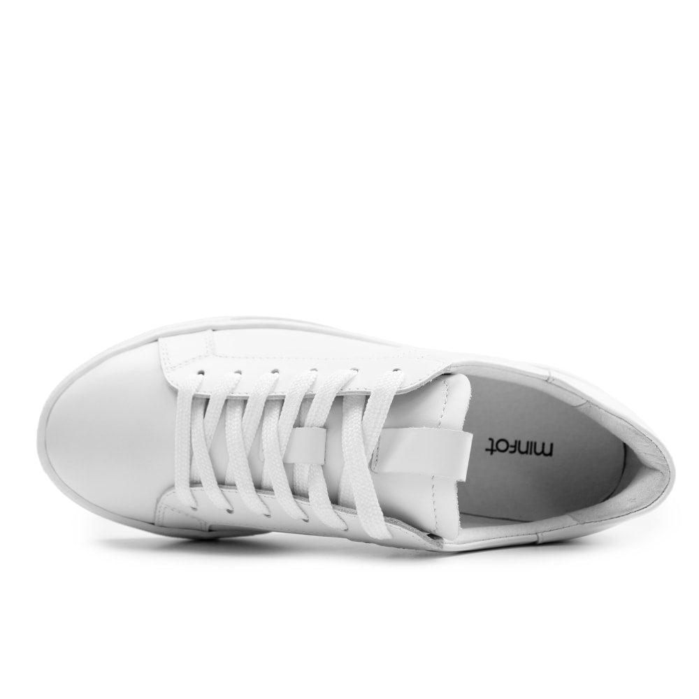 Minfot Comfort Sneakers Skinn Vit