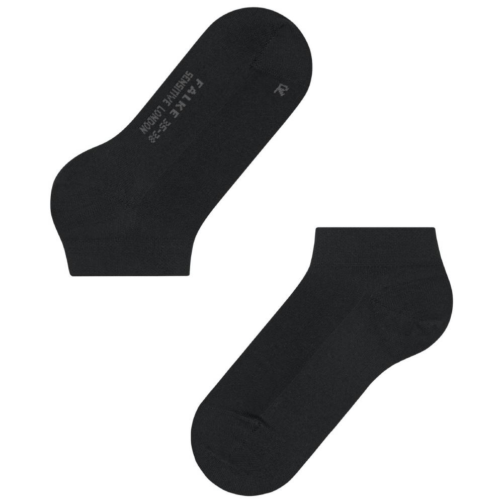 Falke Sensitive London Women Sneaker Socks Black