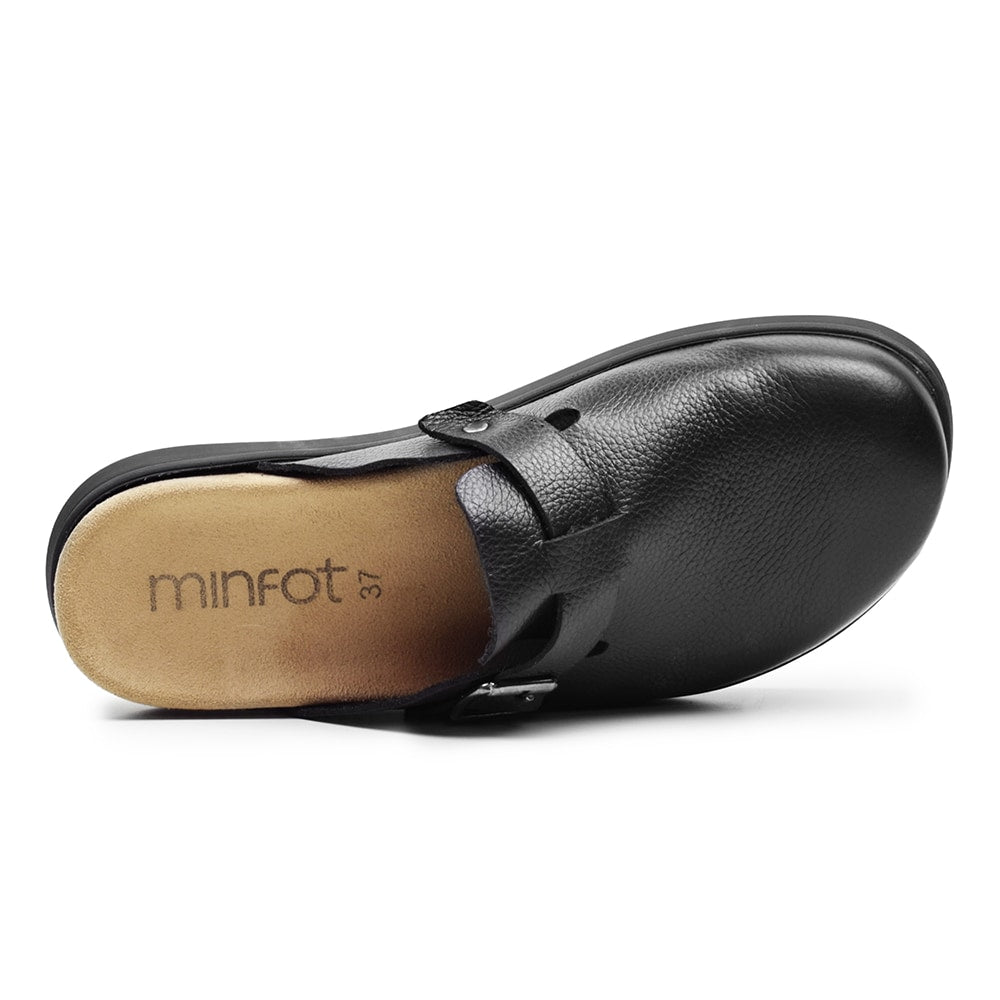 Produktbild 7 - Minfot Mjuk Toffel Soft Svart Skinn