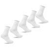 Minfot Sensitive Bambu Strumpor Vit 5-pack