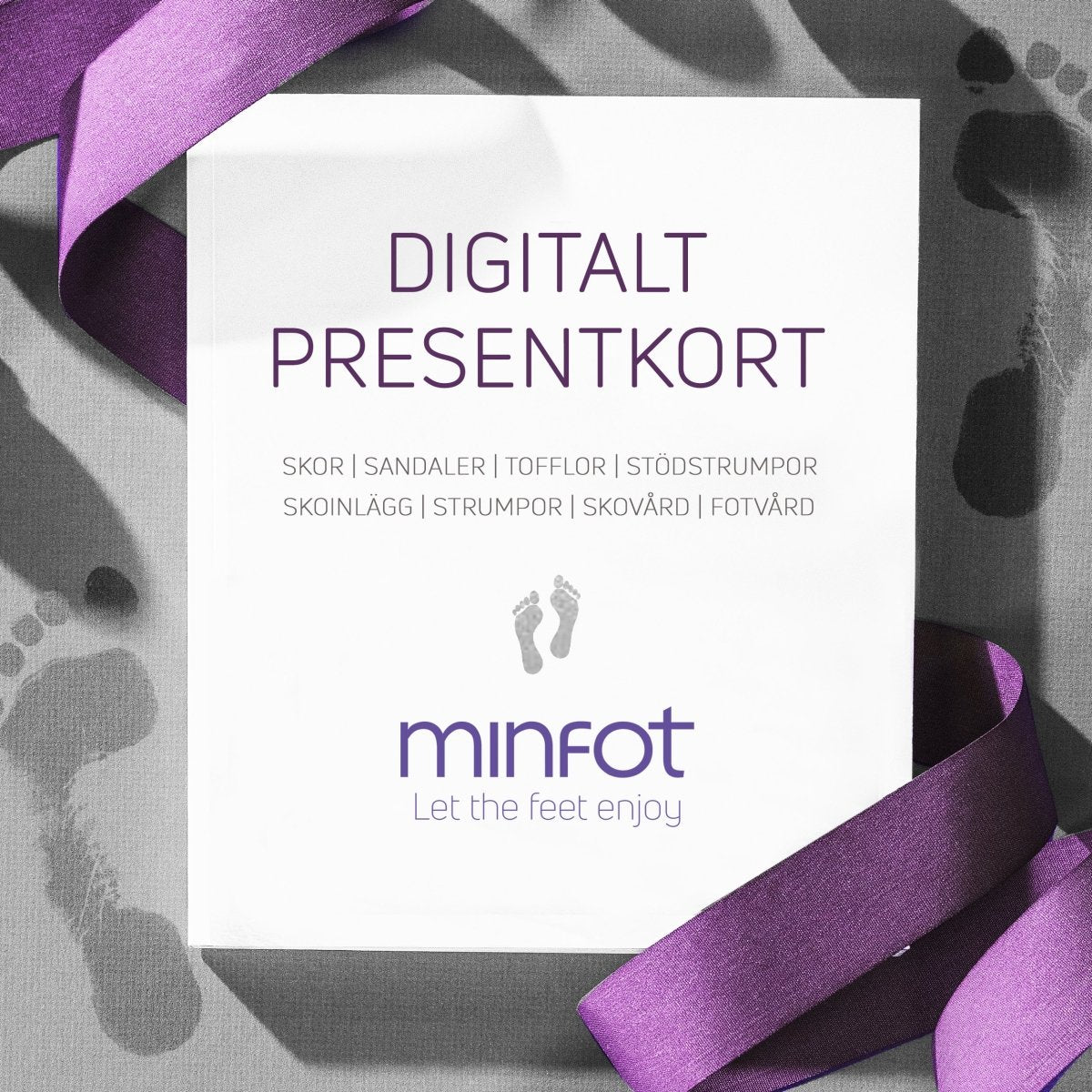Minfot Digitalt presentkort