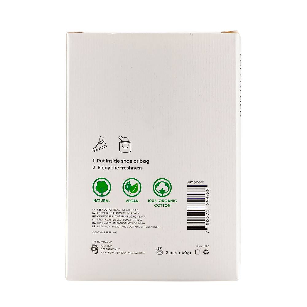 Springyard Doftpåsar Till Skor Shoe Freshener