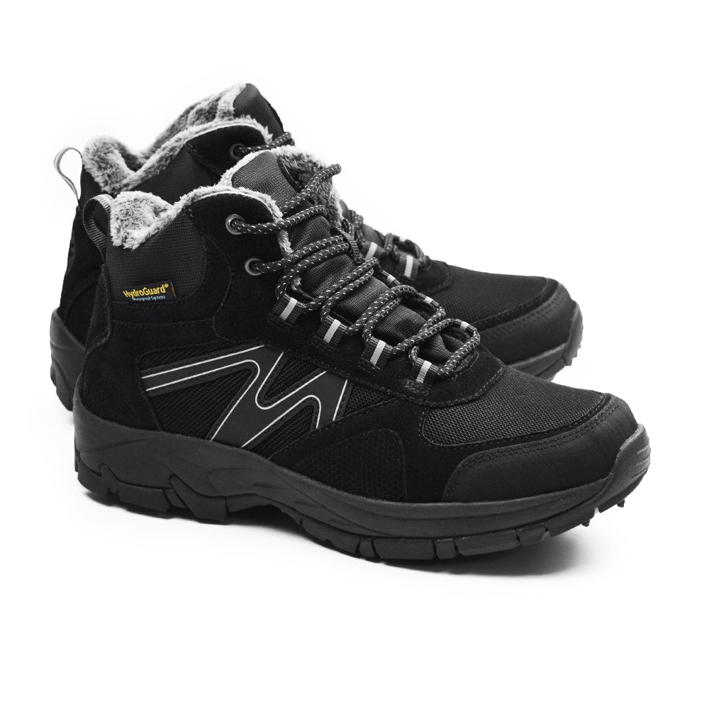 Minfot Snowgrip Dubbskor Vattentät Svart