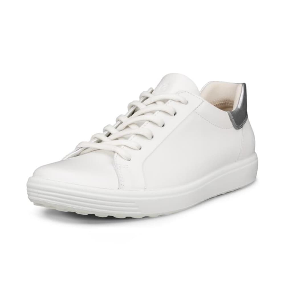ECCO Sneakers Soft 7 Dam White Silver