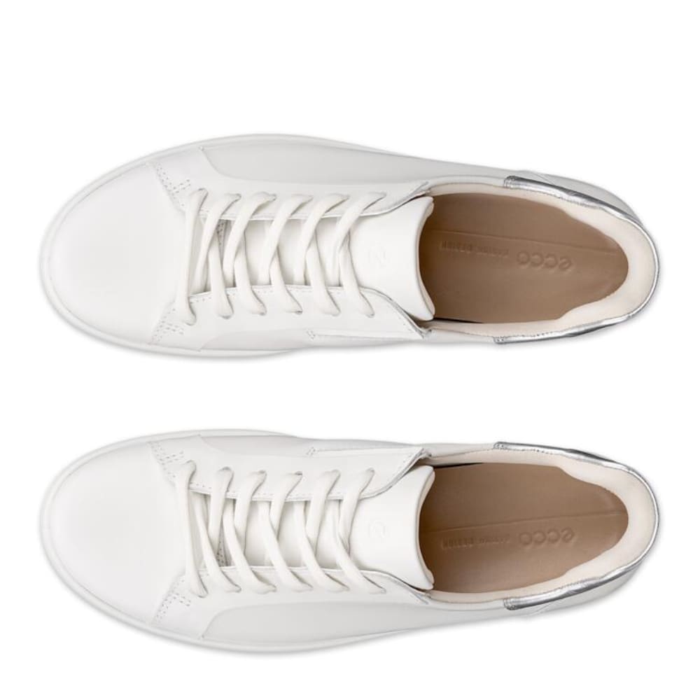 ECCO Sneakers Soft 7 Dam White Silver