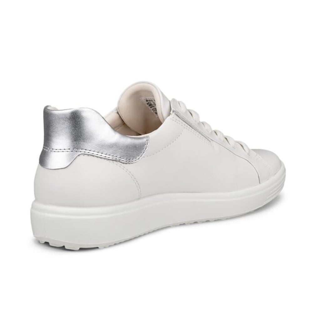 ECCO Sneakers Soft 7 Dam White Silver