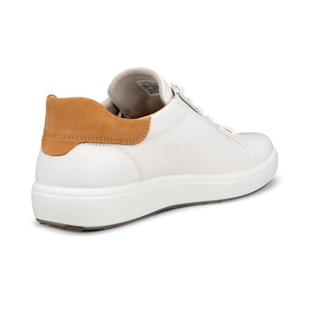 ECCO Sneakers Soft 7 Herr White Lion