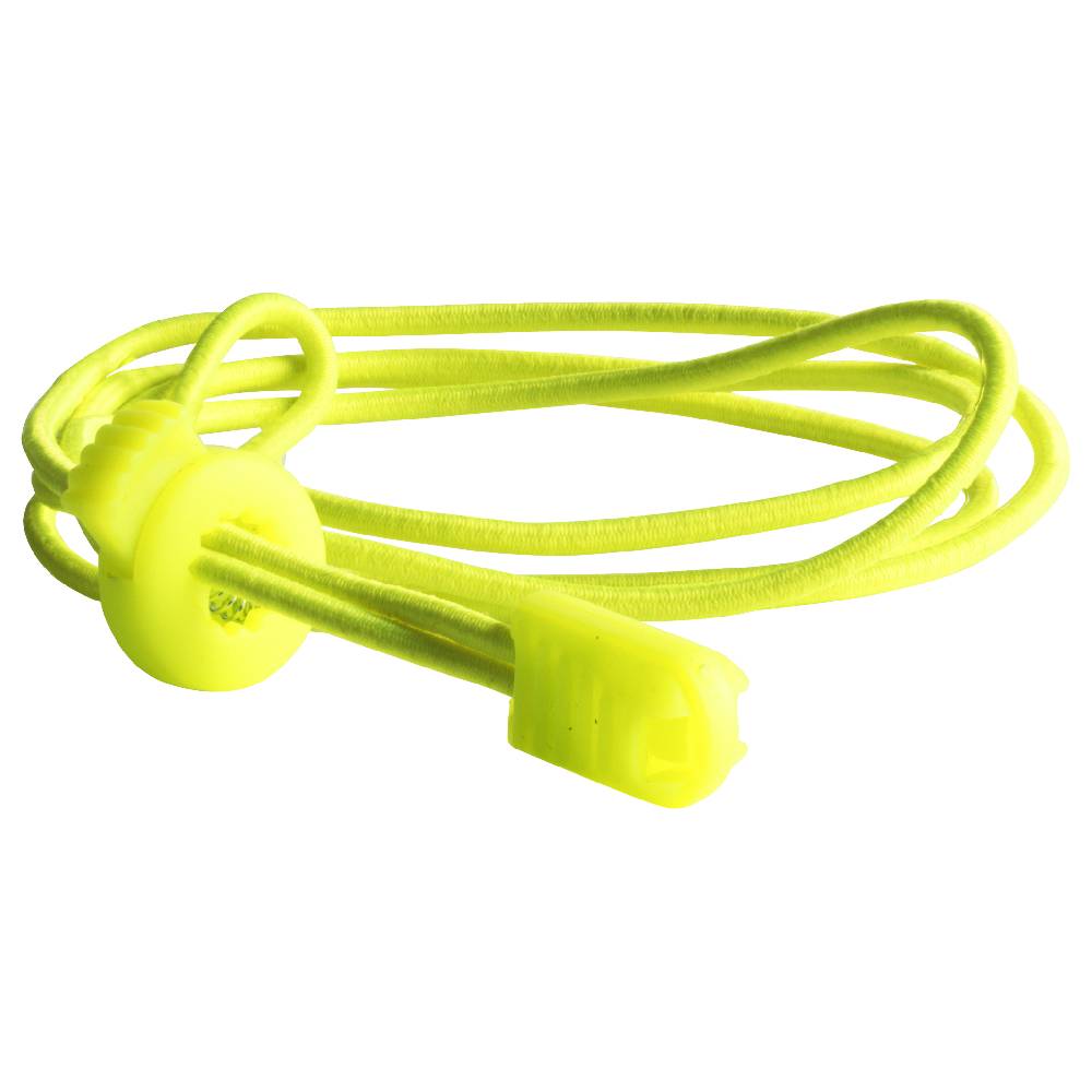 Springyard Skosnöre Neon Gul Elastic Lock