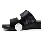 Minfot Sandaler Stretch Granit Svart